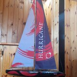 Vand barca cu panze si telecomanda 213 x 99 x 22 cm